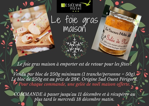 Fois gras maison à emporter - L''Eskemm à Trégueux (22)