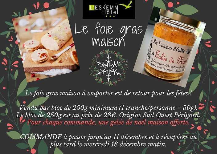 Fois gras maison à emporter - L''Eskemm à Trégueux (22) 0
